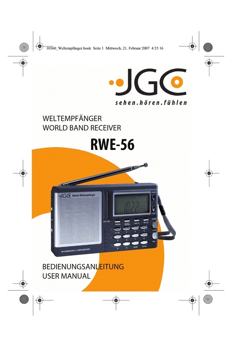 JGC RWE-56 user manual