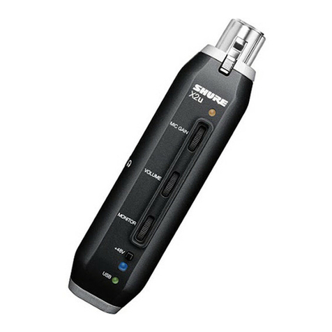 Shure X2U User manual