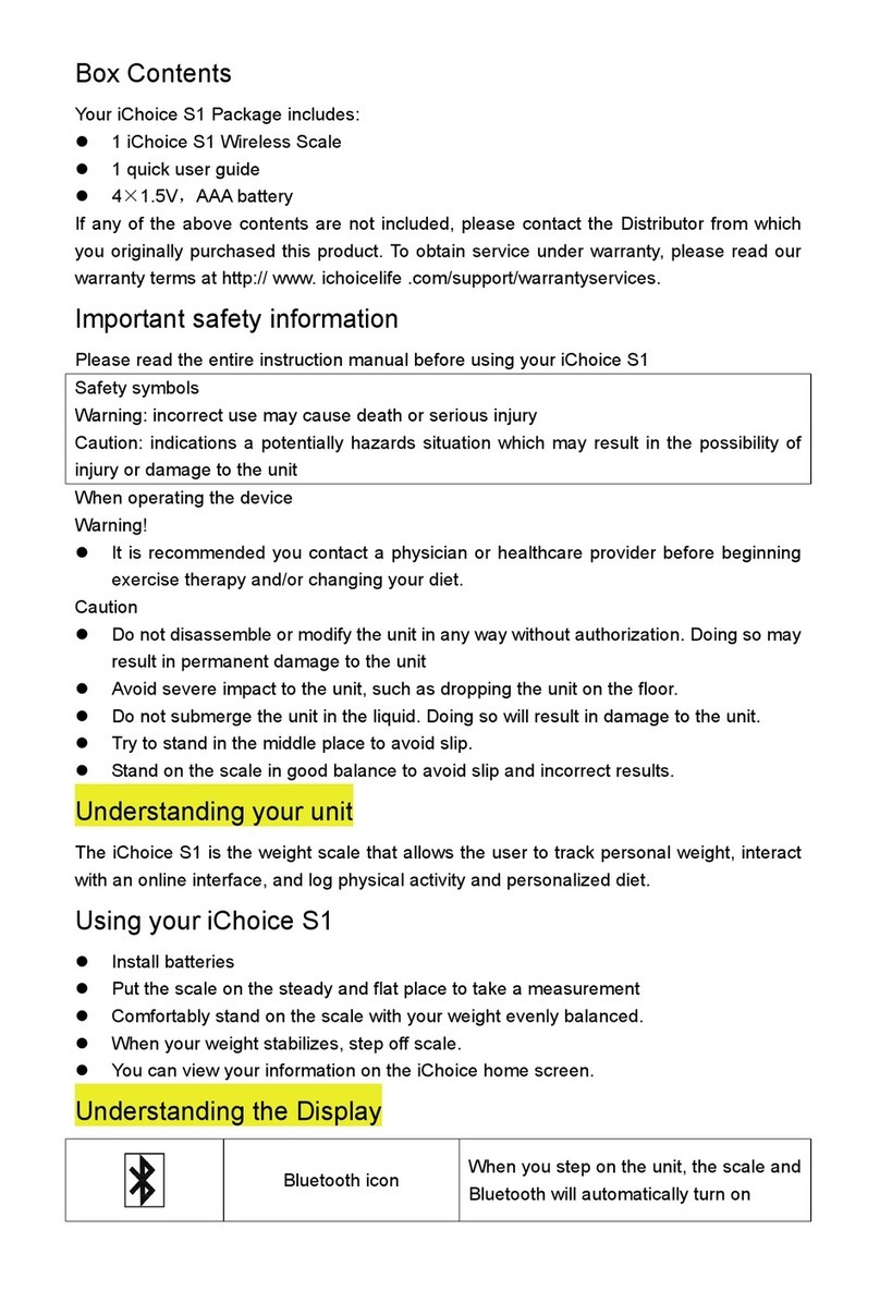 IChoice S1 user manual