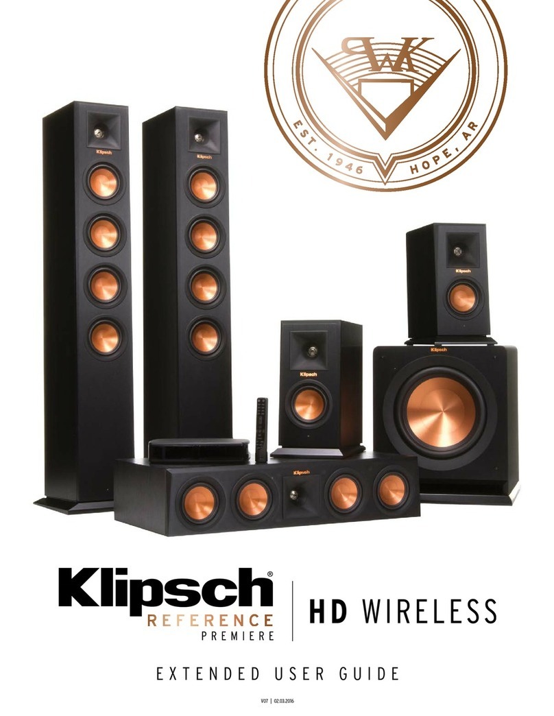 Klipsch reference premiere user guide