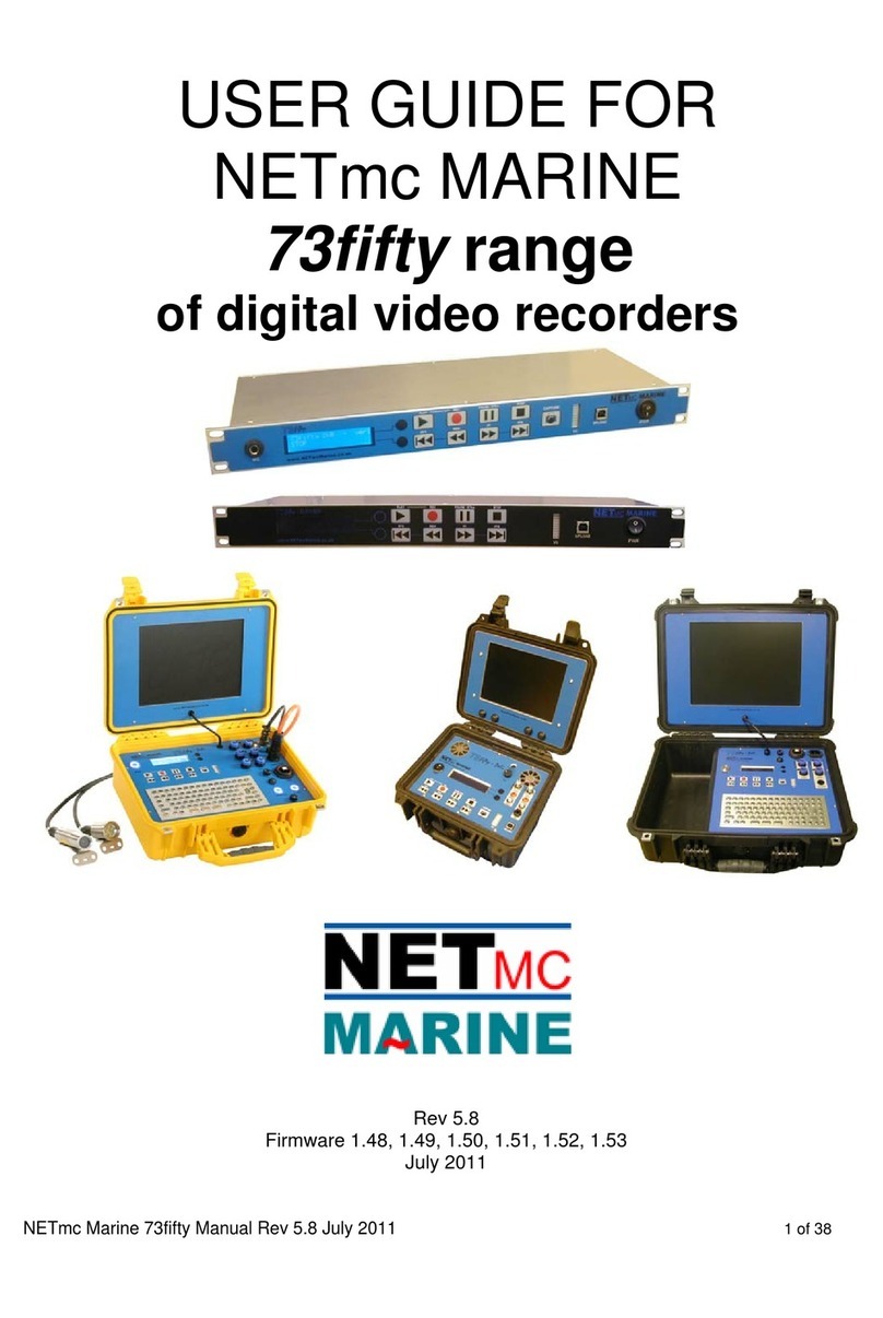NETmc Marine 73fifty Series user guide