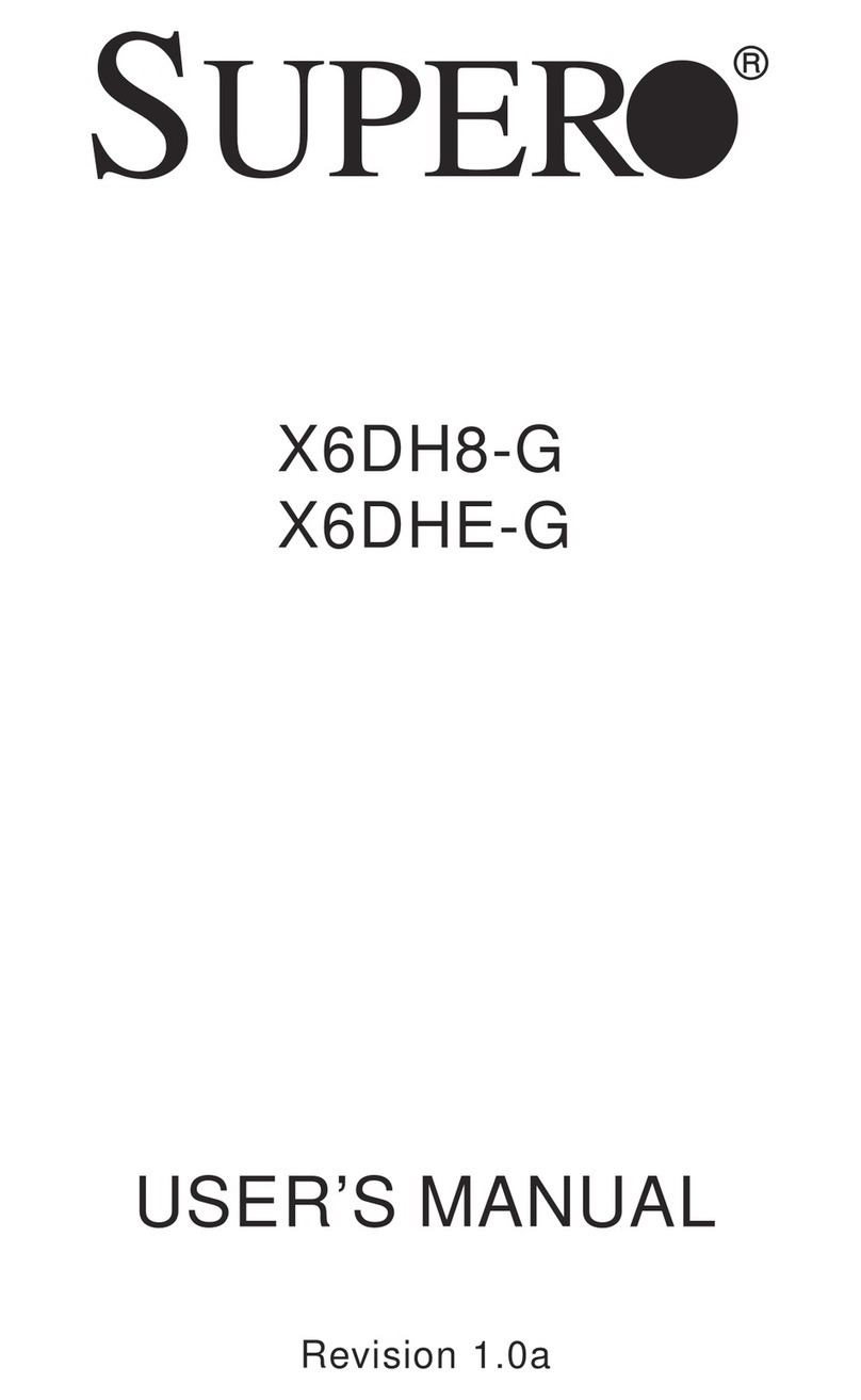 Supero X6DHE-G User manual