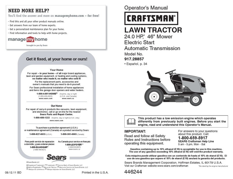 Crafstman 917.28857 User manual