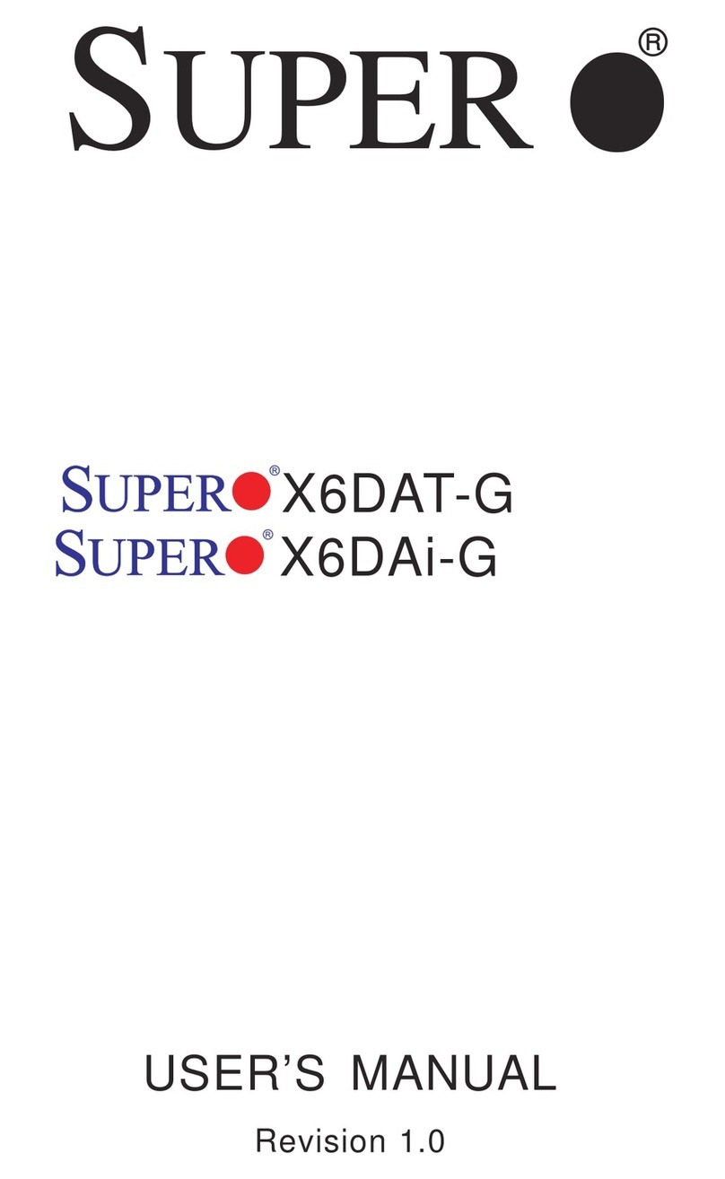 Supero X6DAT-G User manual