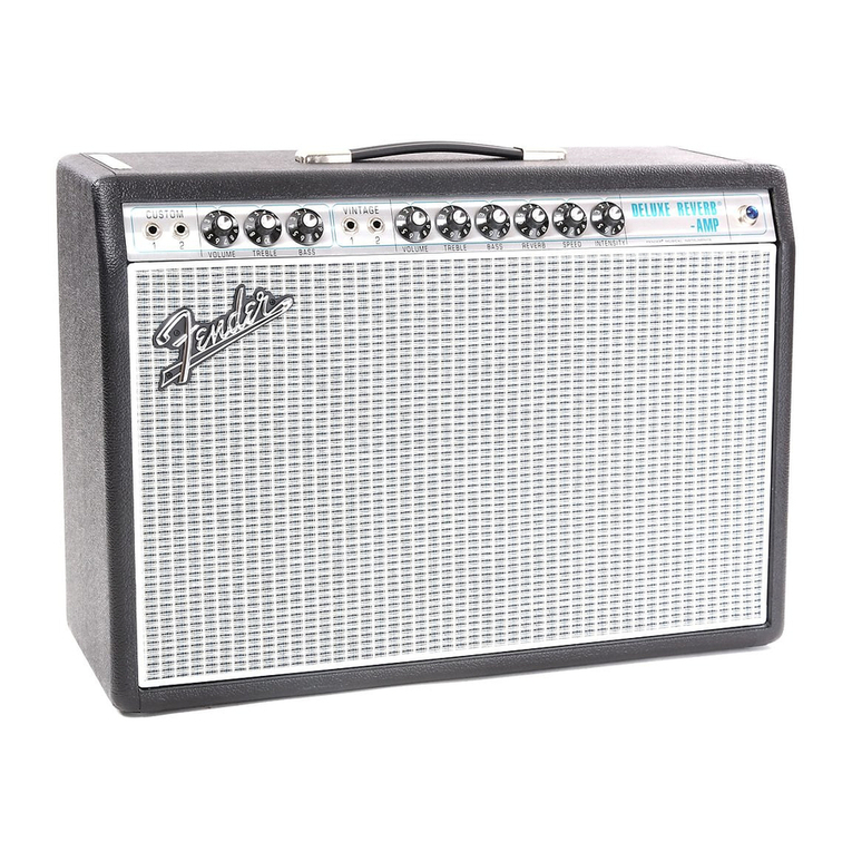 Fender 68 Custom Deluxe Reverb User manual