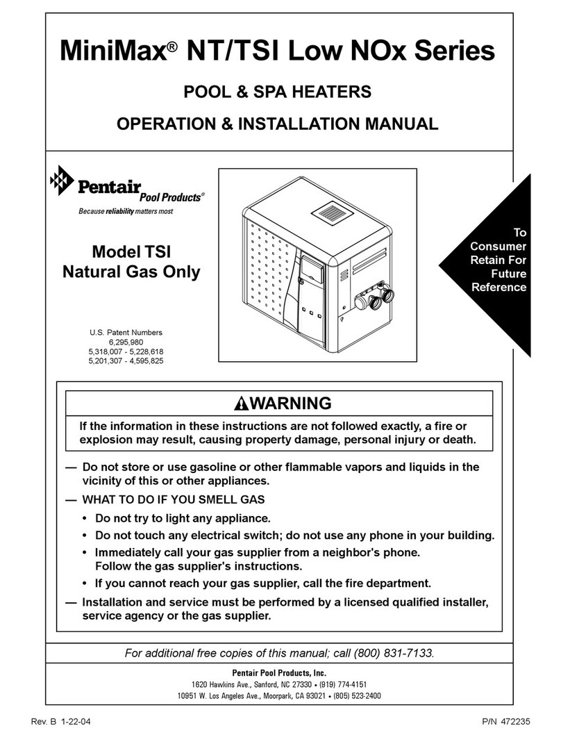 Pentair MiniMax 200 User manual