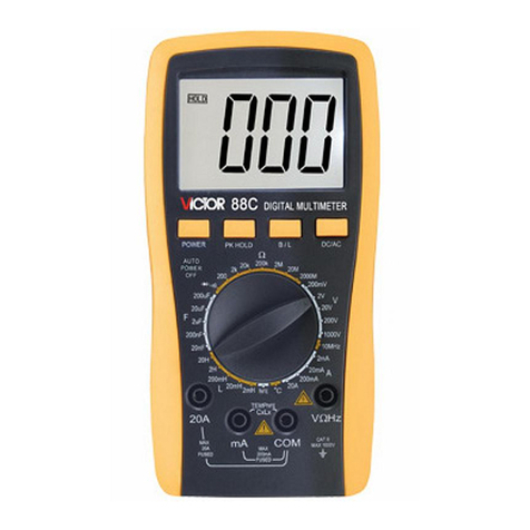 Victor 88C User manual