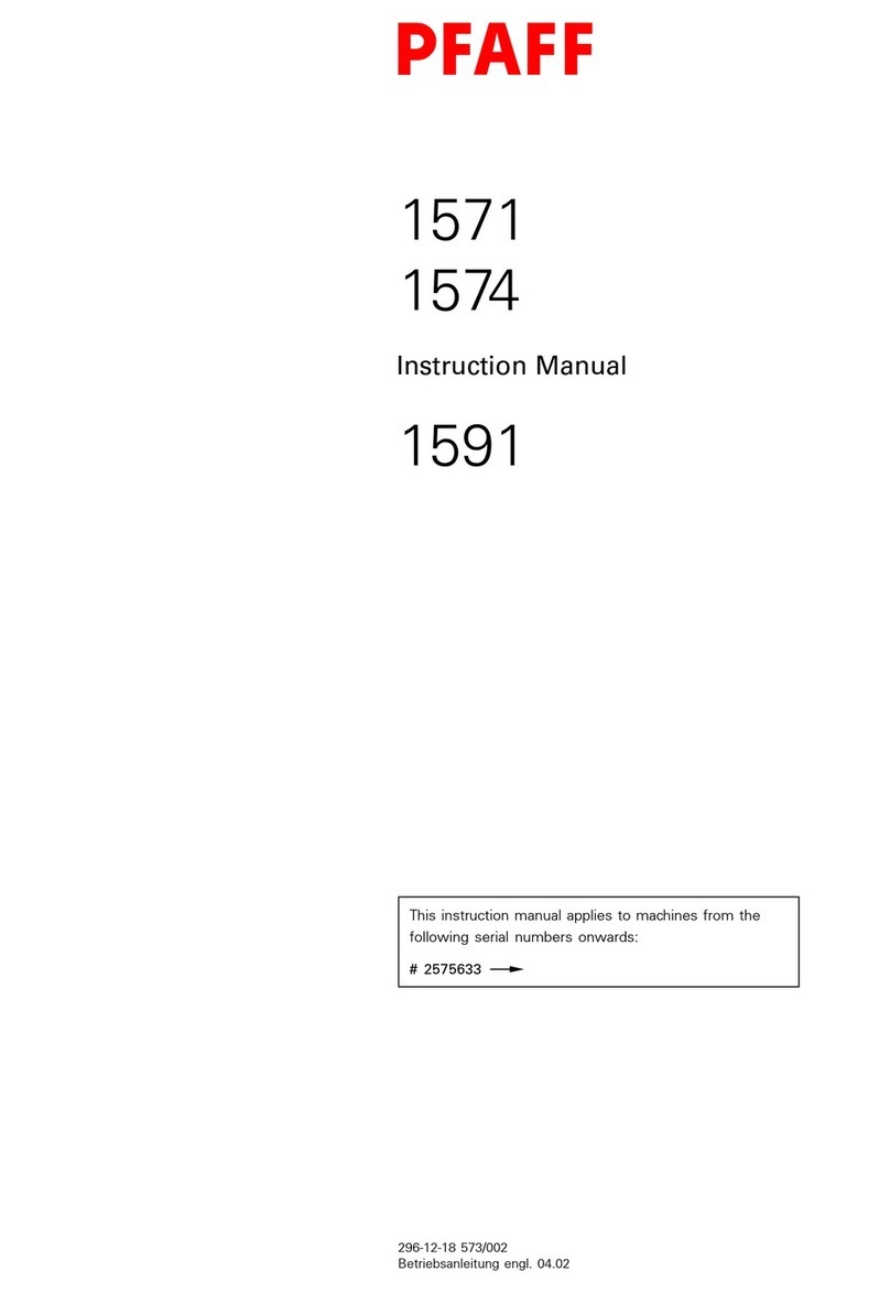 Pfaff 1571 User manual Pfaff 1571 User manual