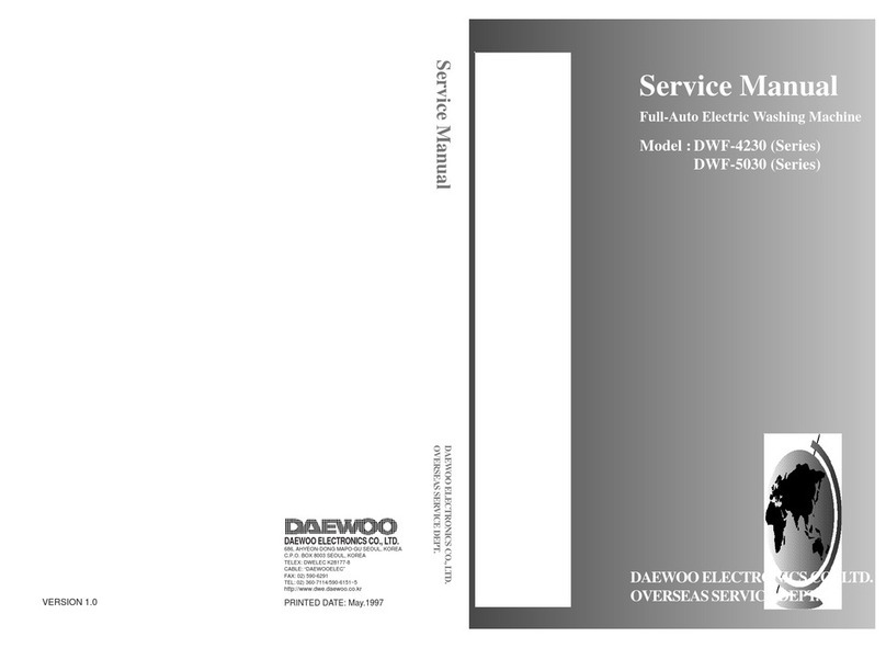 Daewoo DWF-4230 Series User manual