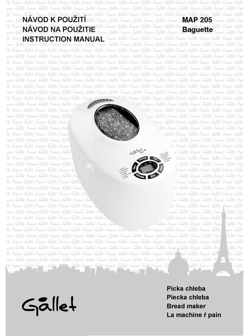 Gallet MAP 205 Baguette User manual