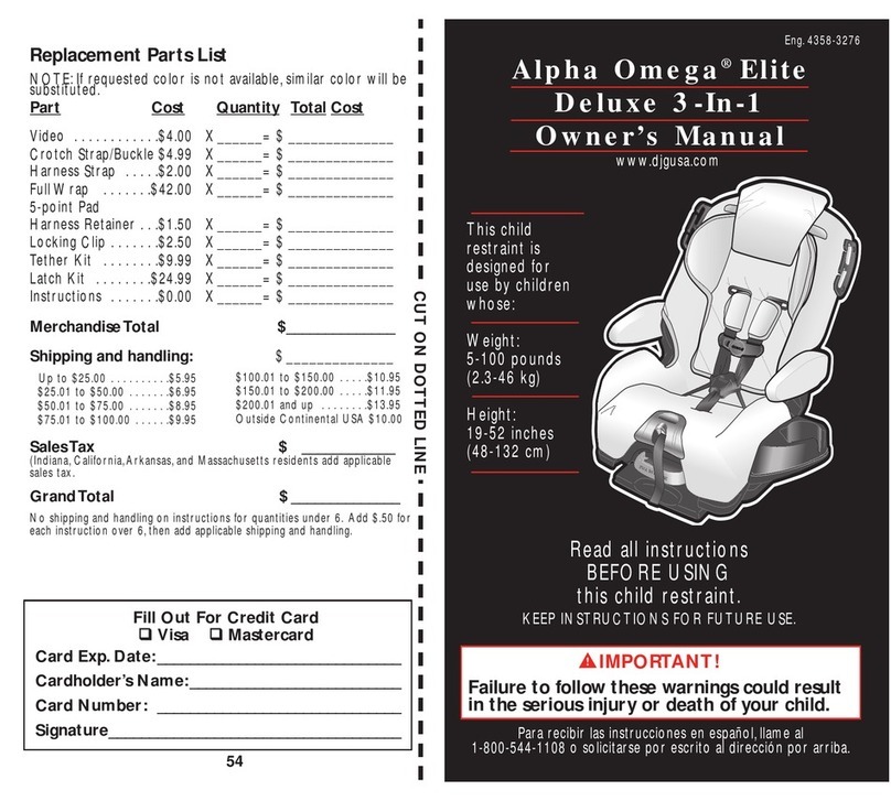 Djgusa Alpha Omega Elite Deluxe 3-In-1 owner's manual