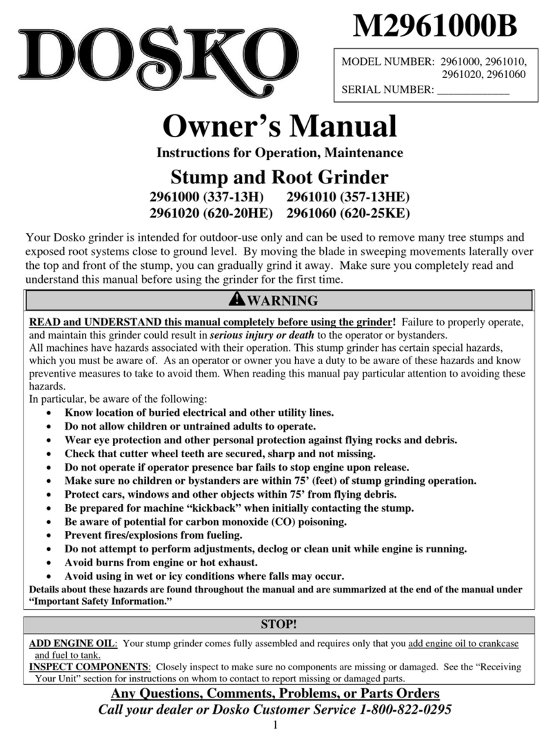 DOSKO M2961000B User manual DOSKO M2961000B User manual