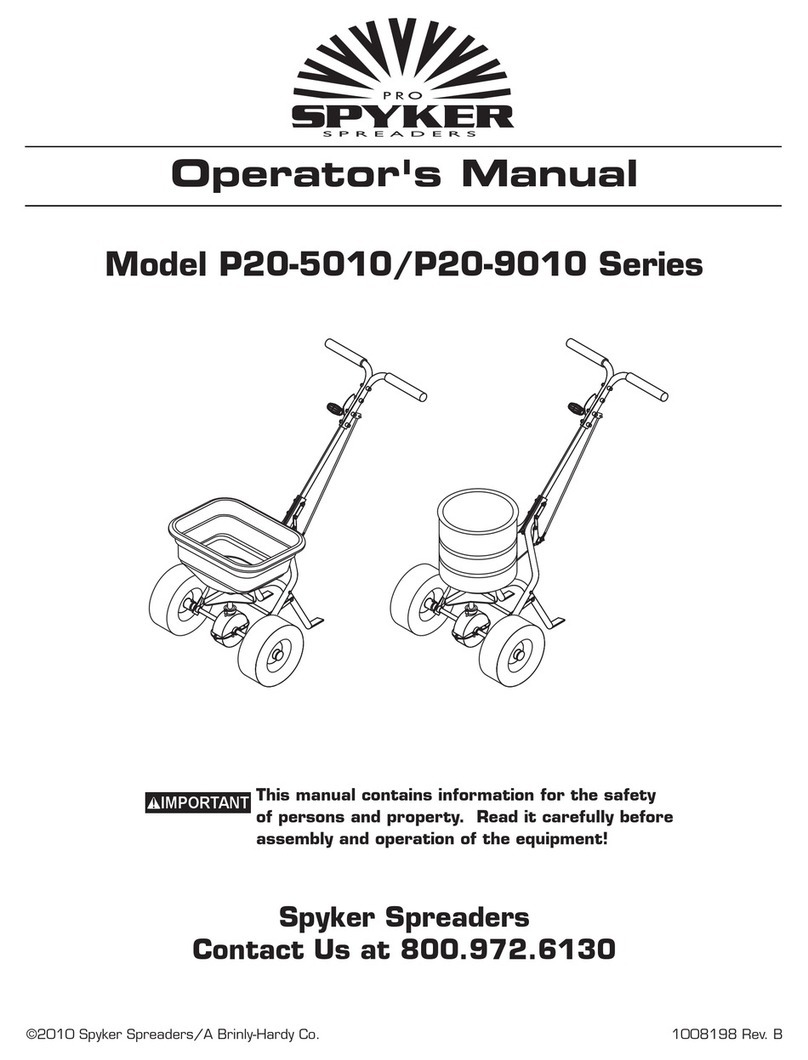 SPYKER P20-5010 Series Operator's manual