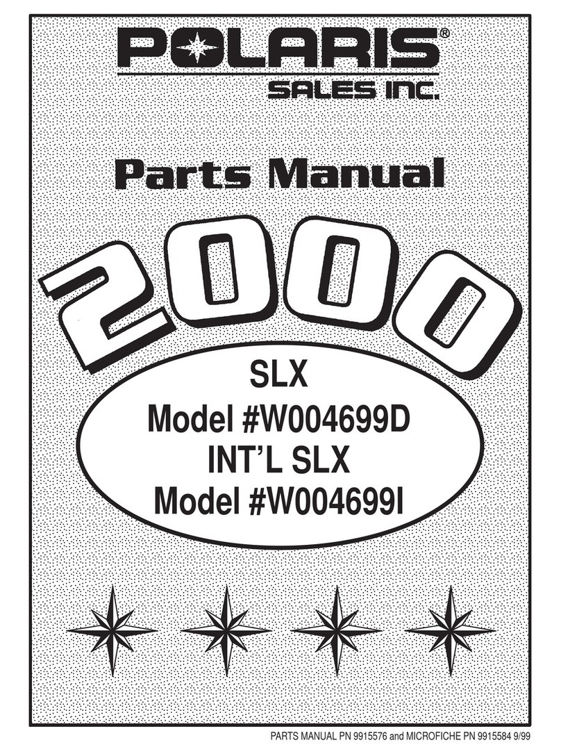 Polaris SLX W004699D User manual
