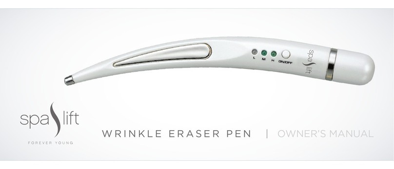 SpaLift Wrinkle Eraser Pen owner's manual