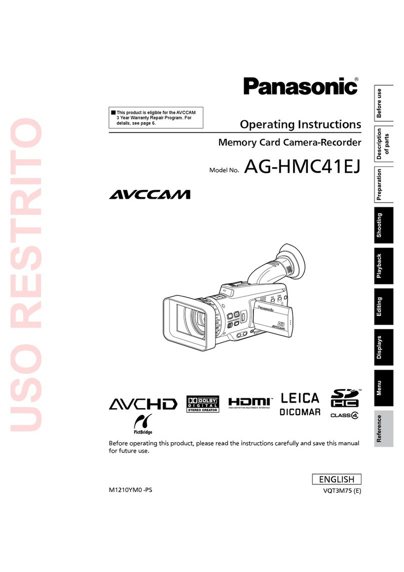 Panasonic AG-HMC41EJ User manual