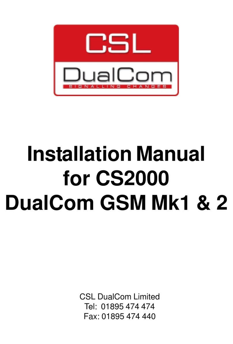CSL DualCom GSM Mk1 installation manual