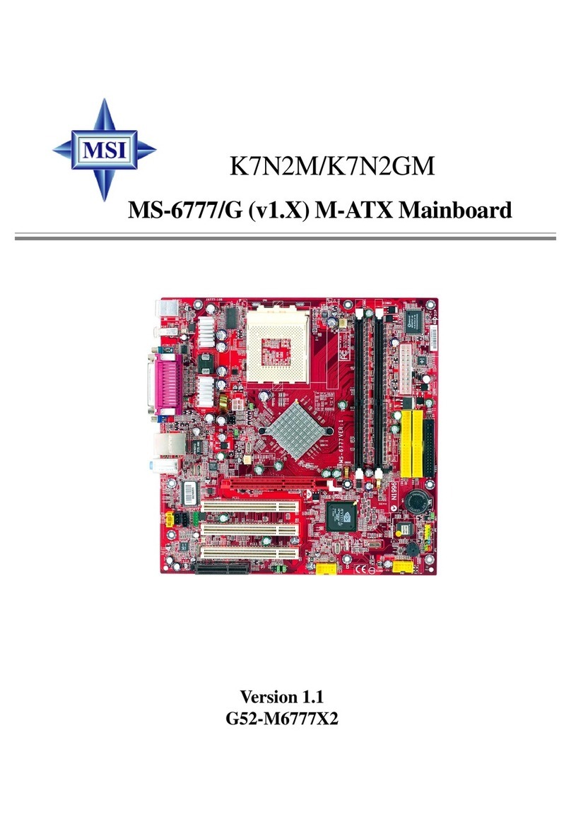 MSI K7N2M User manual