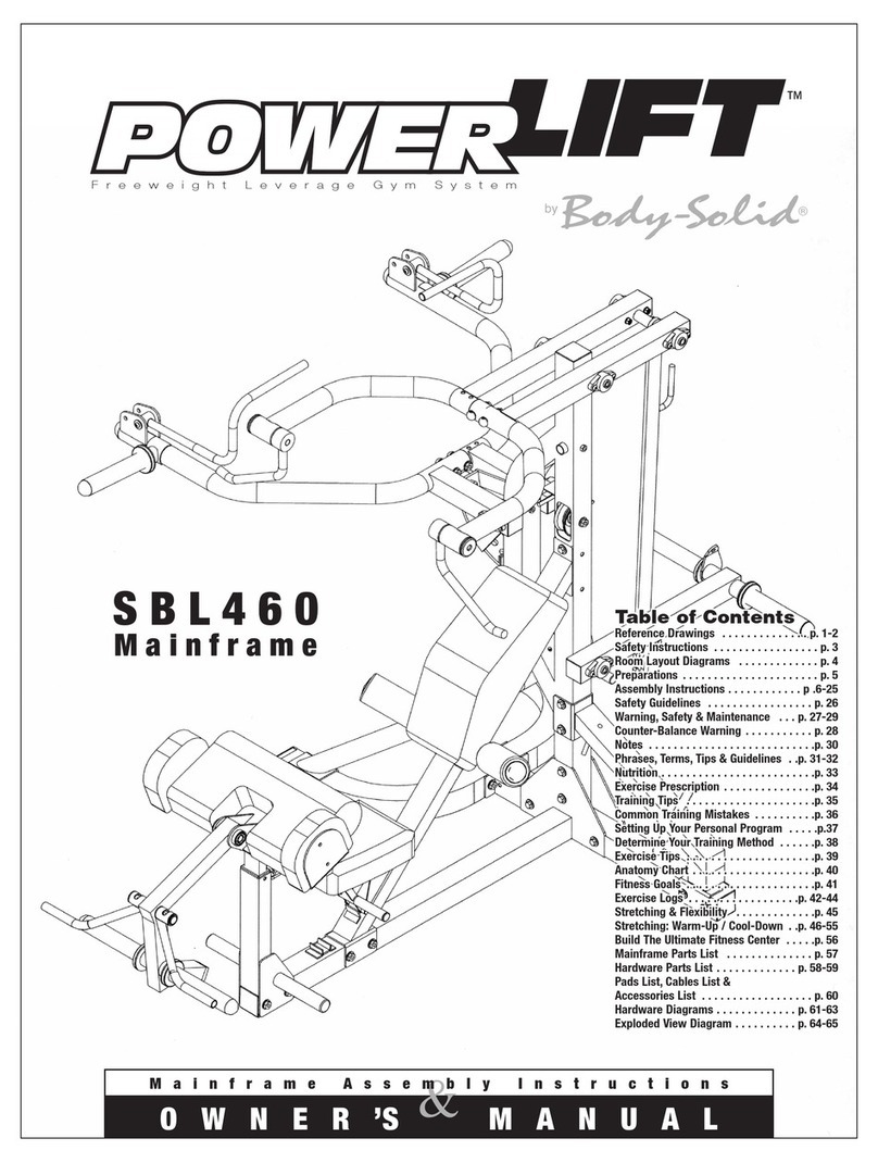 Power Lift SBL460 owner's manual