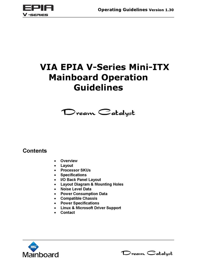 VIA Technologies EPIA V-Series Instruction Manual VIA Technologies EPIA V-Series Instruction Manual