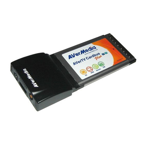 Avermedia AverTV Cardbus Plus user guide Avermedia AverTV Cardbus Plus user guide