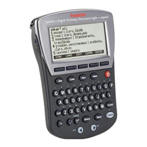 Franklin DBE-1470 user guide