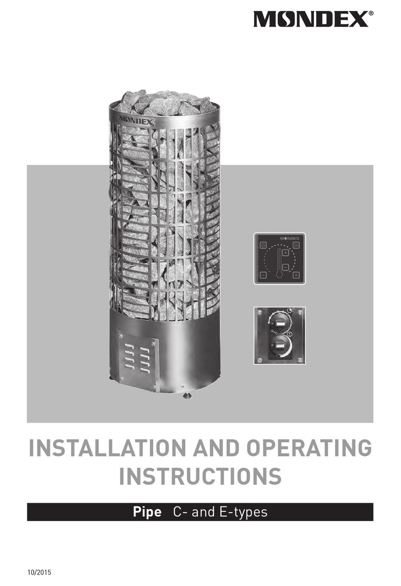 MONDEX pipe c series Installation and operating instructions