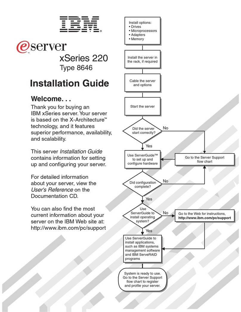IBM eserver xSeries 220 Type 8648 installation guide