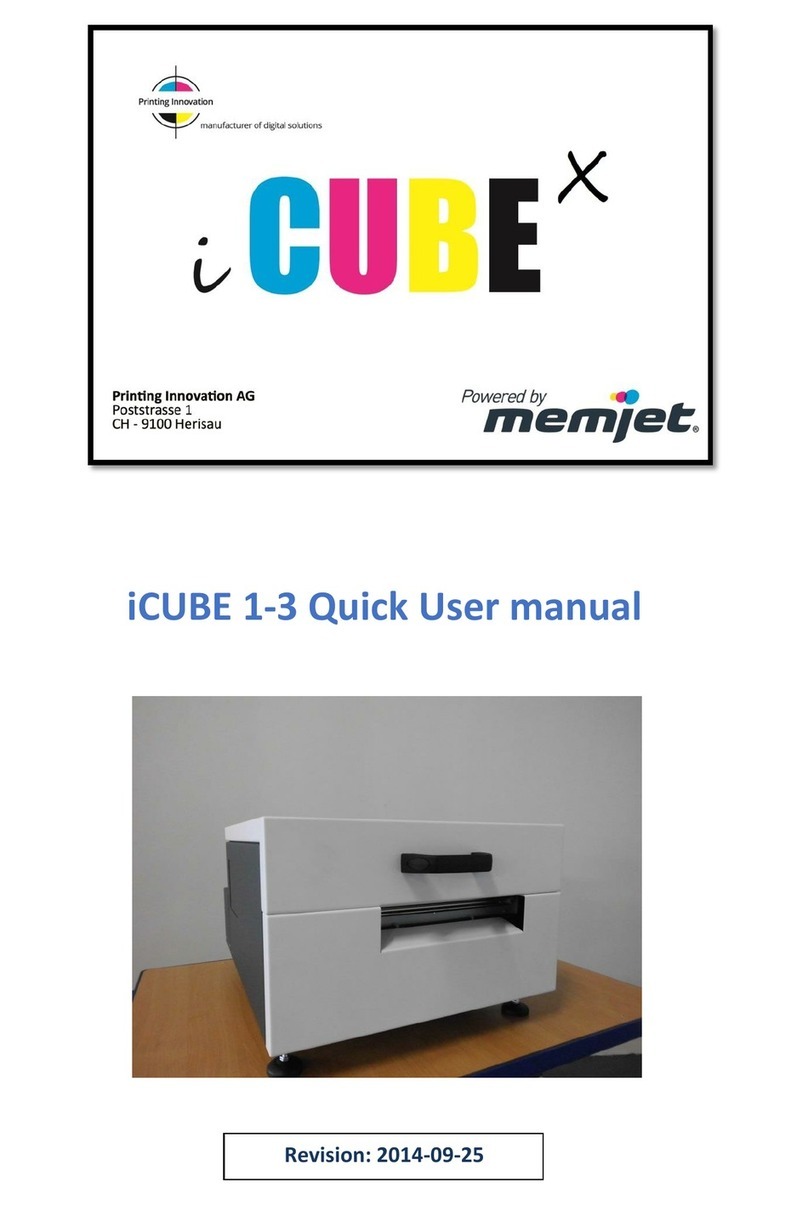 Memjet icube 1-3 Owner's manual