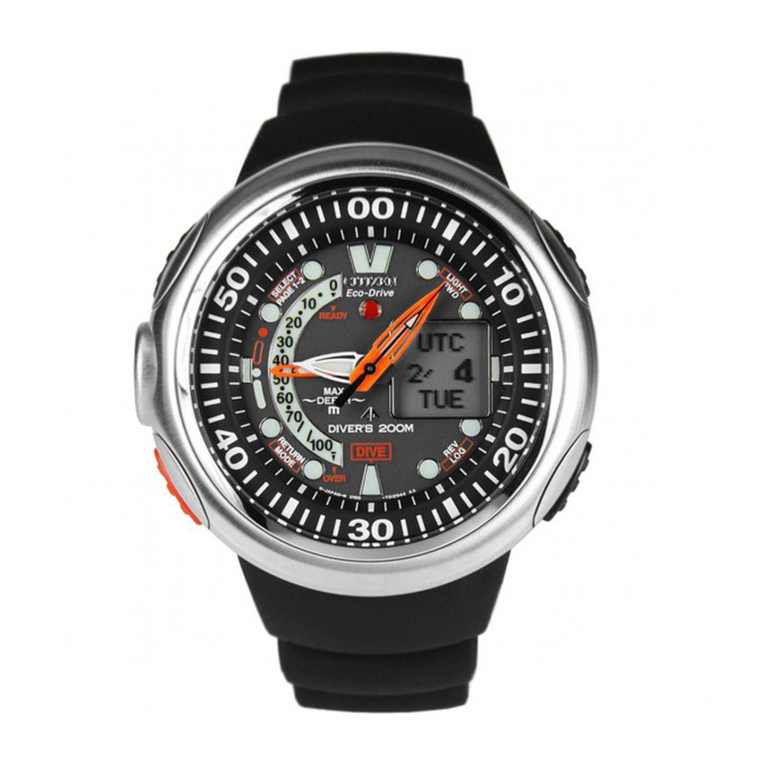 Citizen Aqualand JV0010-08E User manual