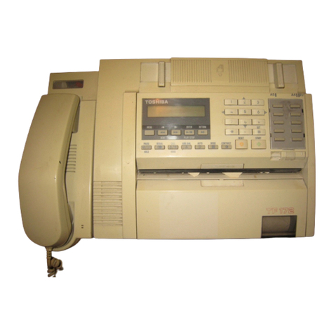 Toshiba TF 172 User manual