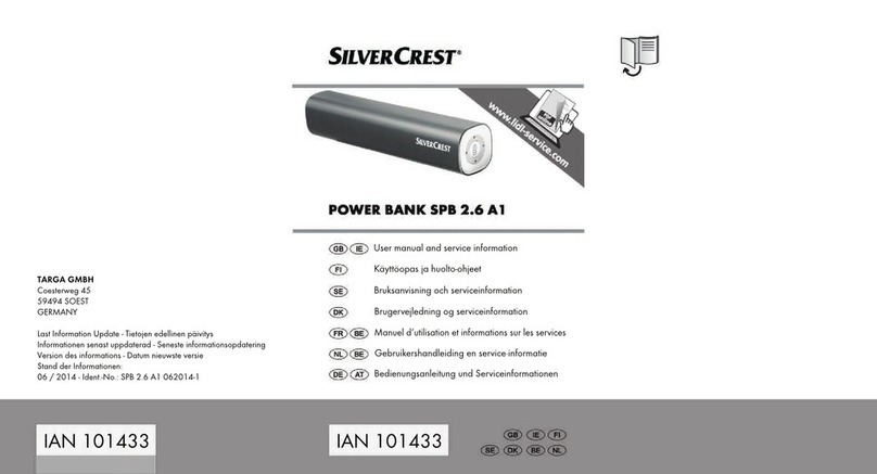 Silvercrest SPB 2.6 A1 Instruction sheet