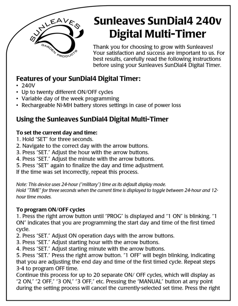 Sunleaves SunDial4 manual