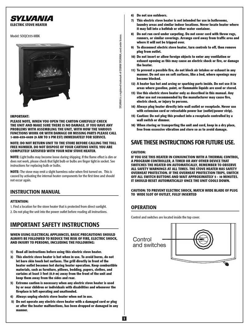 Sylvania SOQC935-MBK User manual