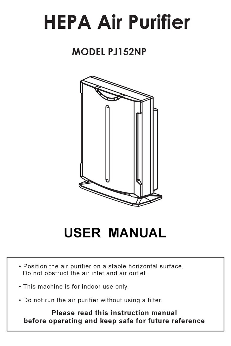 Prem-I-Air PJ152NP user manual