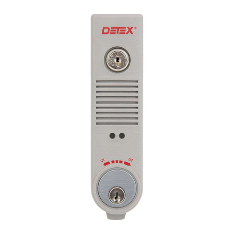 Detex EAX-500 installation instructions