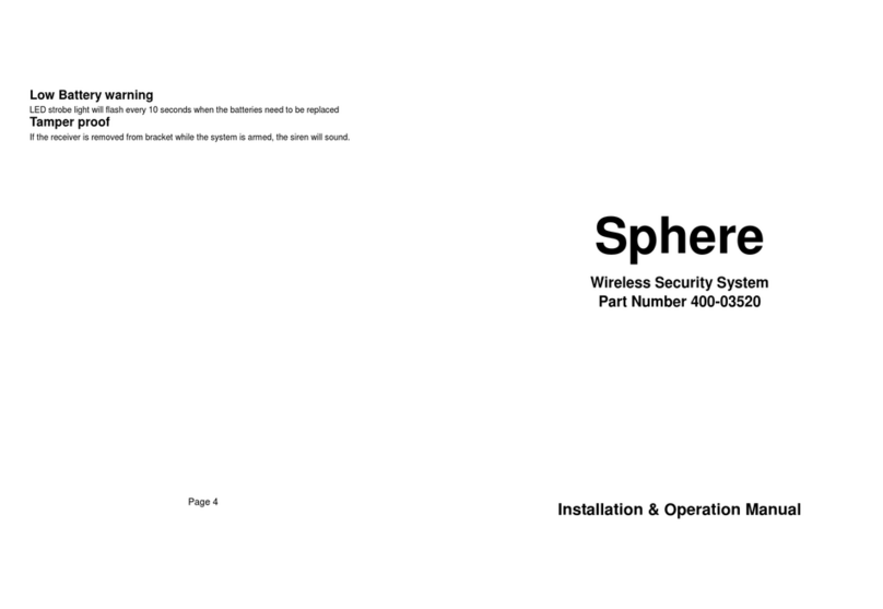 Sphere 400-03520 Installation & operation manual