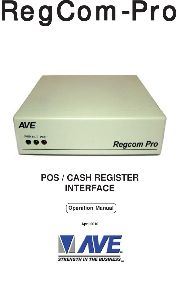 AVE RegCom-Pro Operation manual