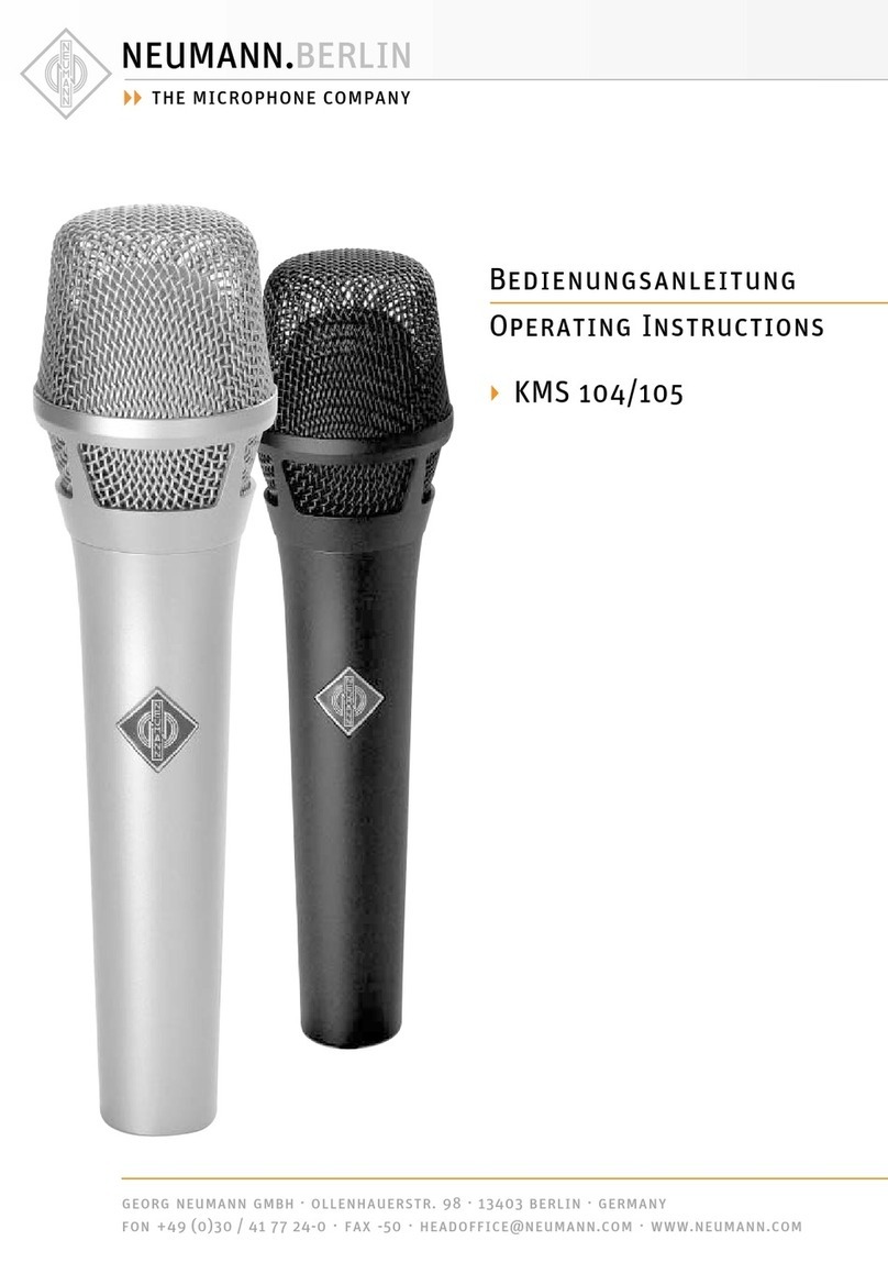 Neumann.Berlin KMS 104 User manual