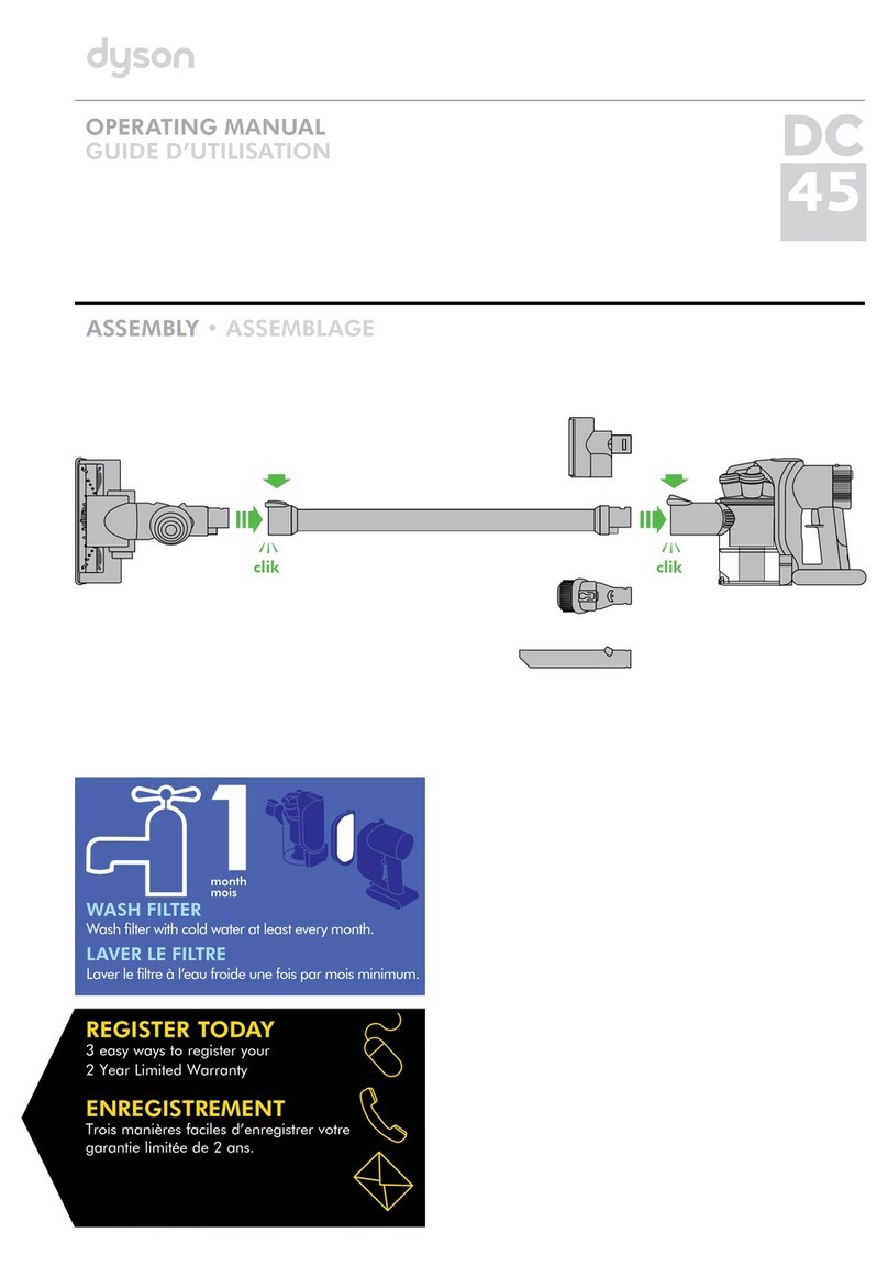 Dyson Dc45 User manual