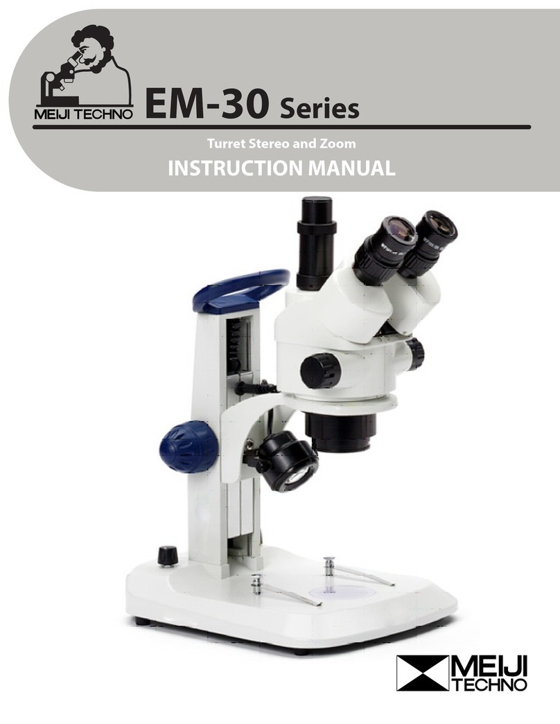 Meiji Techno EM-30 Series User manual Meiji Techno EM-30 Series User manual