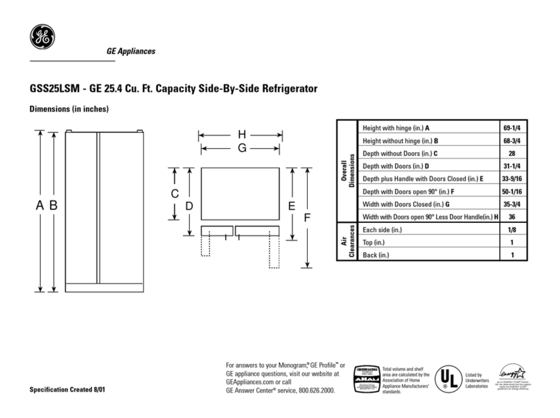 GEAppliances GSS25LSM User instructions