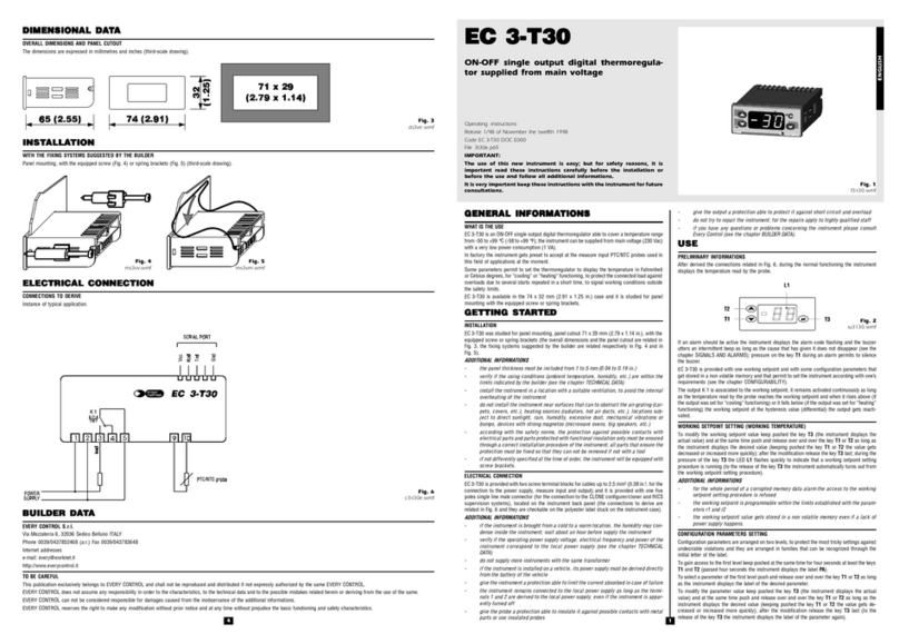 Every Control EC 3-T30 operating instructions
