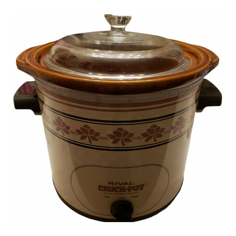 Rival Crock-Pot 3250 Operating instructions