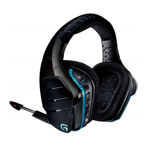 Logitech G933 Artemis Spectrum User manual