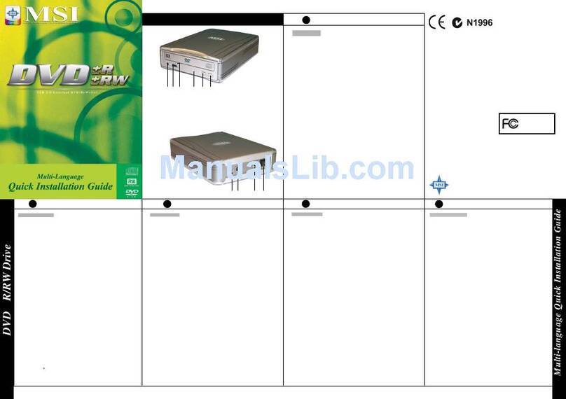 MSI DR8-A User manual