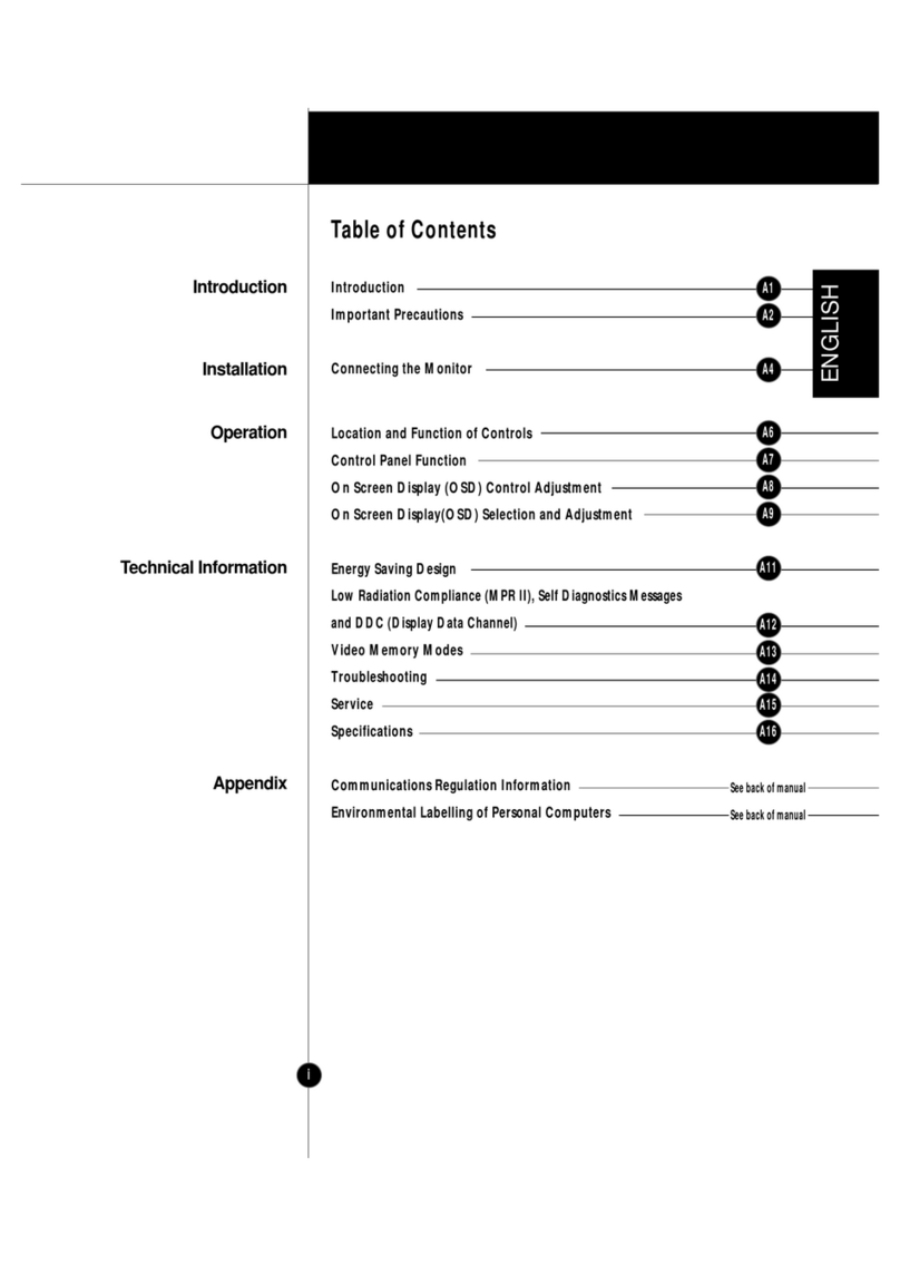 LG FLATRON LCD 575MS User manual