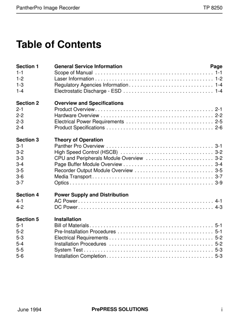 PrePRESS PANTHER PRO Technical manual