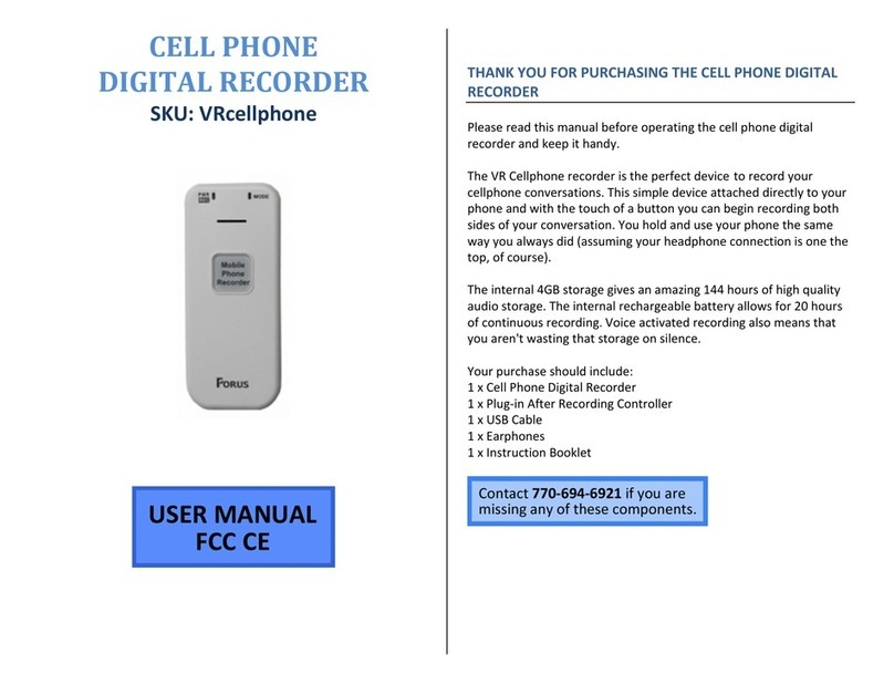 forus VRCellPhone User manual