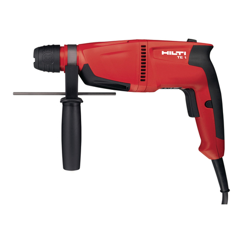 Hilti TE1 User manual